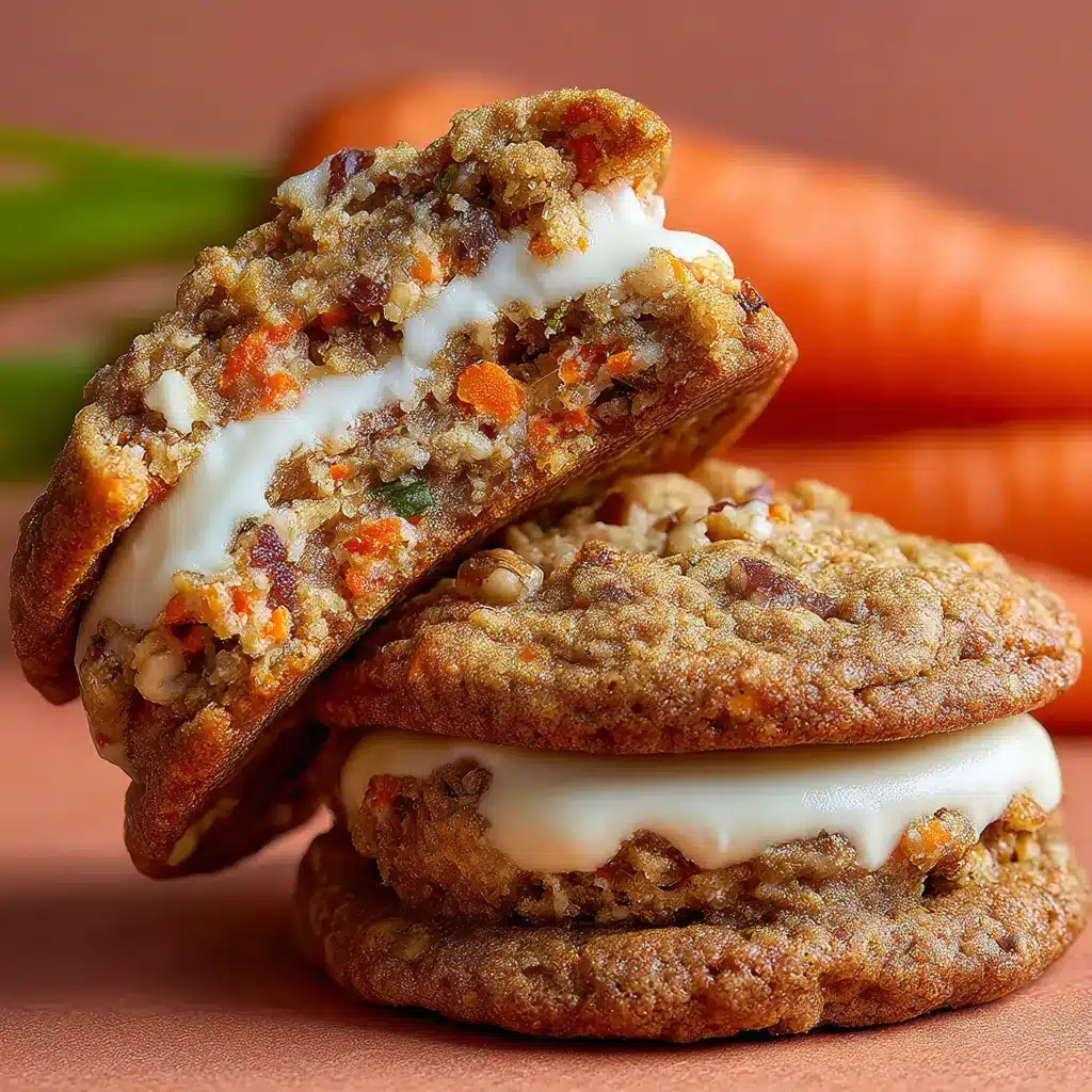Carrot Cake Stuffed Cookies