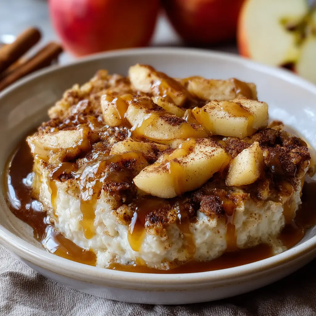Apple Cinnamon Banana Cottage Cheese Breakfast Cobbler