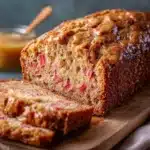Grandma-Style Rhubarb Applesauce Loaf
