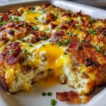 Breakfast Casserole with Biscuits