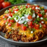 Easy Layered Taco Bake