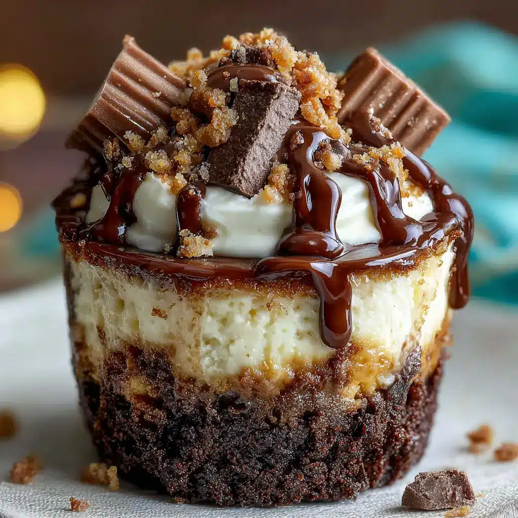 Loaded Brownie Cheesecake Cup