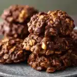 CHOCOLATE PEANUT BUTTER NO-BAKE COOKIES