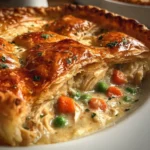 The Easiest Chicken Pot Pie with Puff Pastry