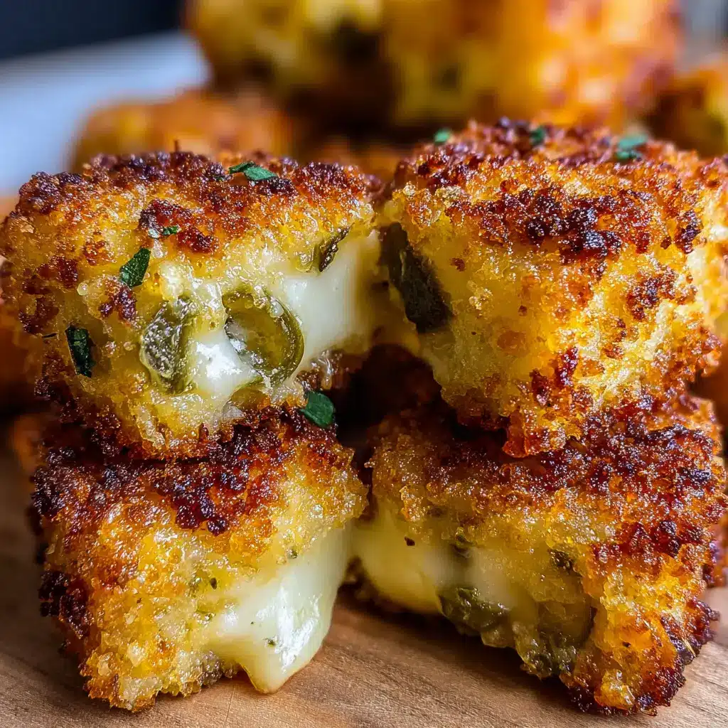 Crispy Pickle Cheese Bites