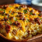 Cheesy Hamburger Potato Casserole