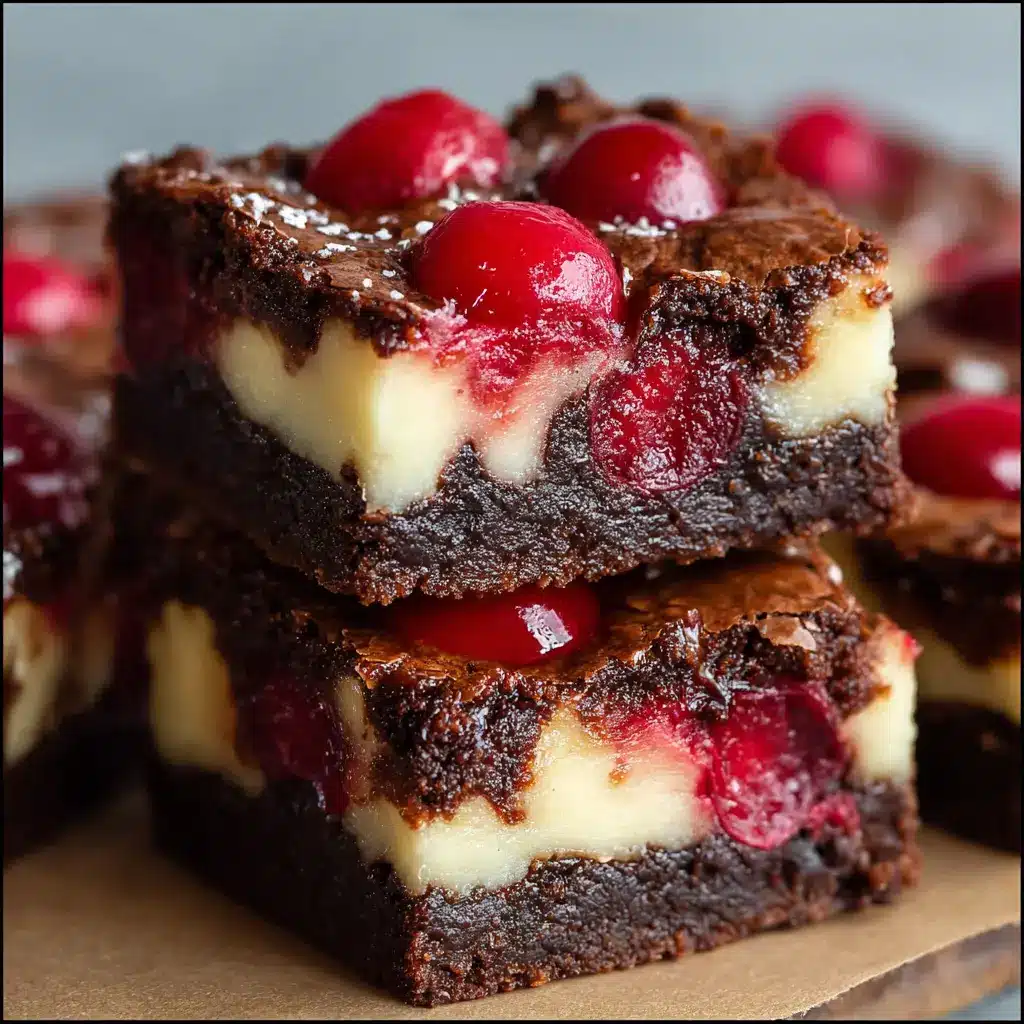 Cherry Cheesecake Brownies