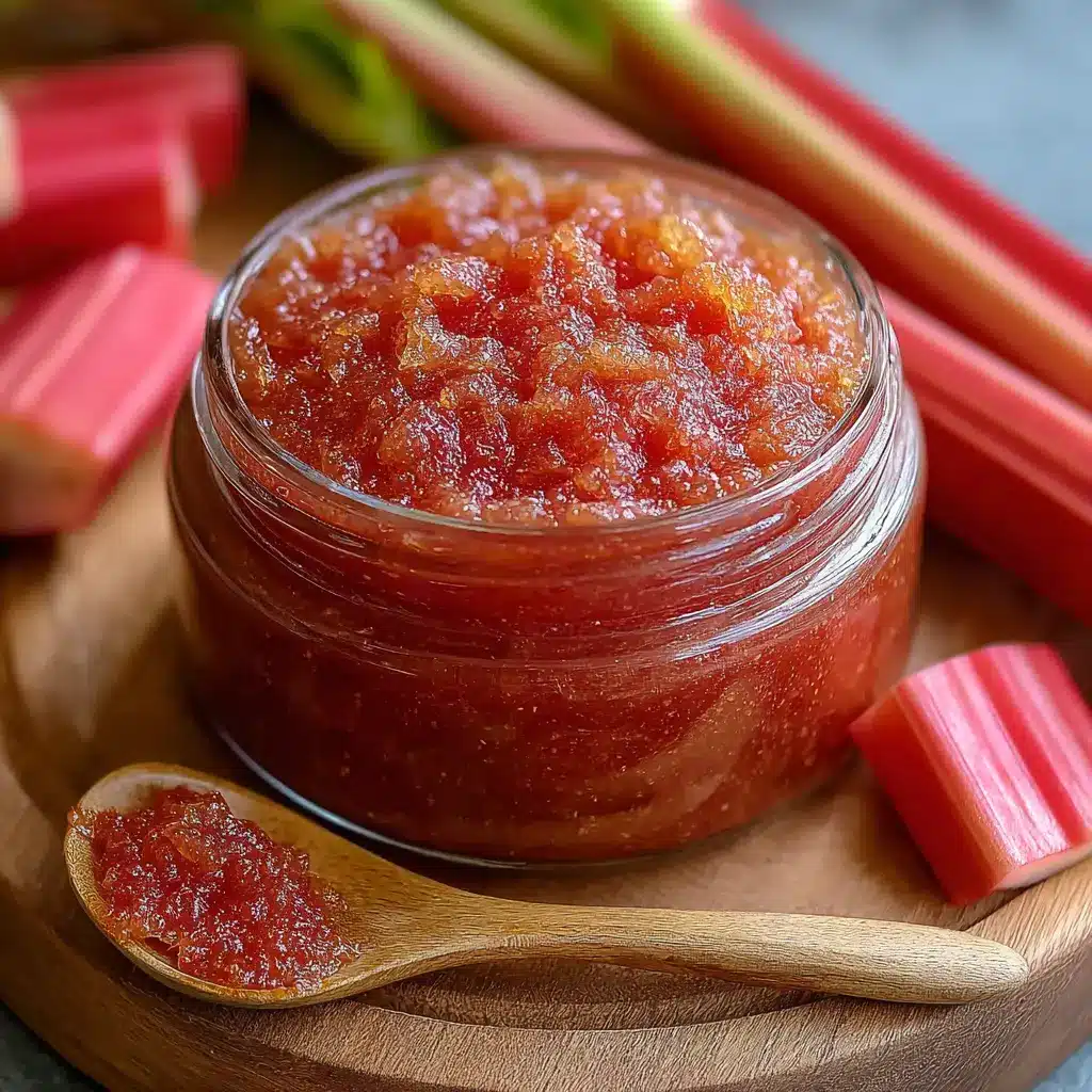 Easy Rhubarb Butter (Sweet & Tangy Spread)