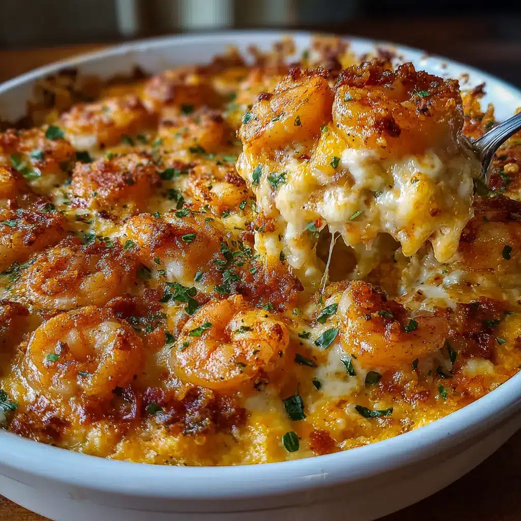 Cheesy Shrimp Bake