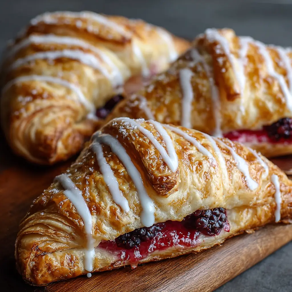 Blackberry Cream Cheese Turnovers