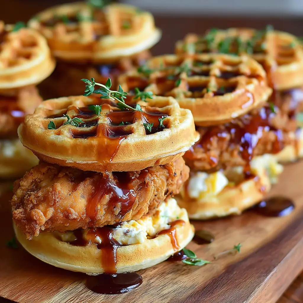 Chicken and Waffle Sliders