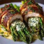 Asparagus Stuffed Chicken Fillet