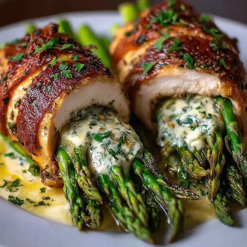 Asparagus Stuffed Chicken Fillet