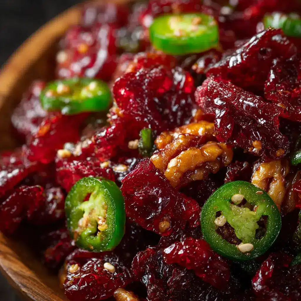 Sweet & Spicy Cranberry Jalapeño Cowboy Candy