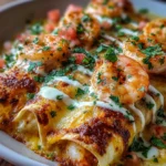Creamy Shrimp Enchiladas Supreme