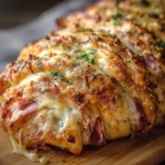 Chicken, Chicken Ham & Swiss Crescent Braid