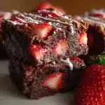 Strawberry Brownies