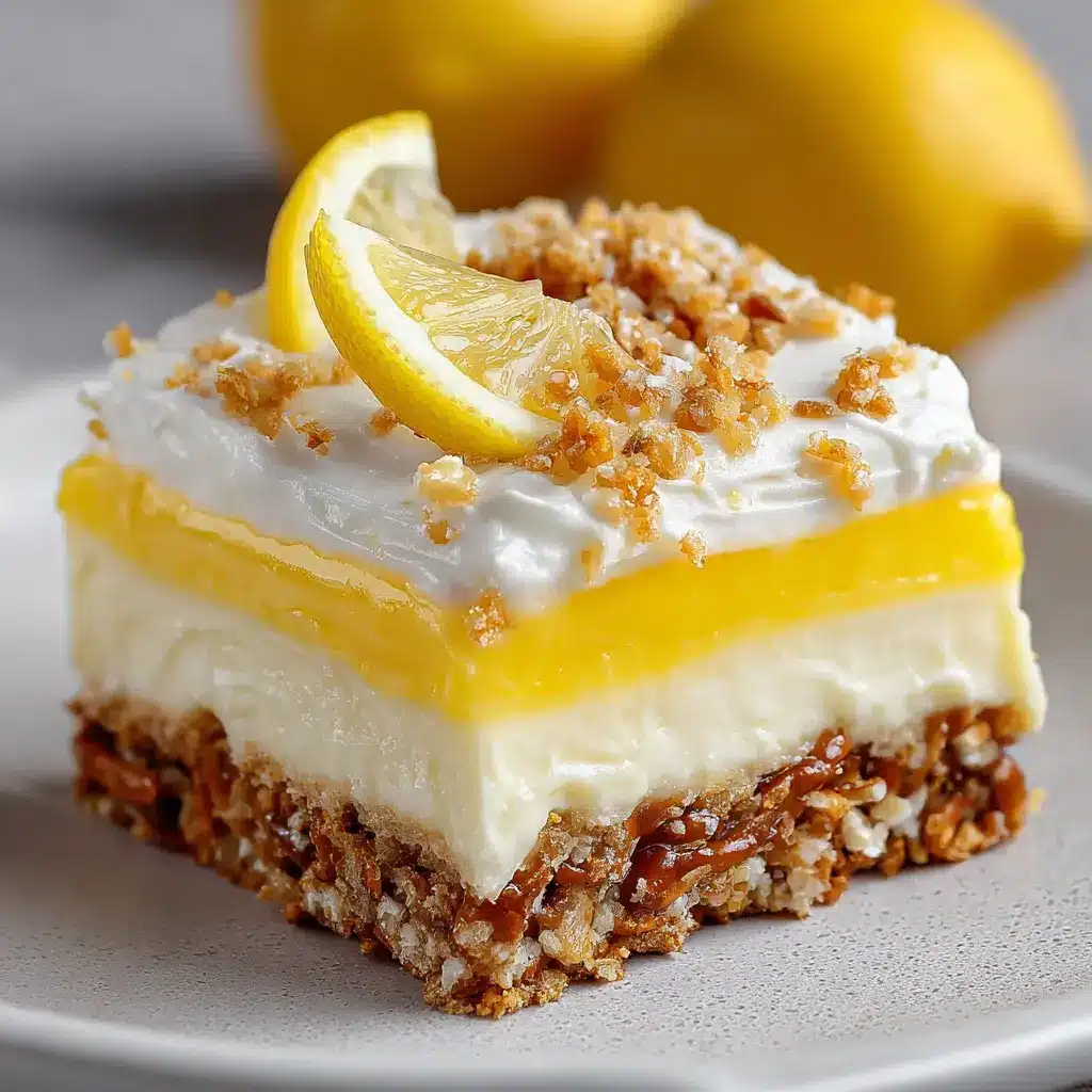 LEMON PRETZEL DESSERT