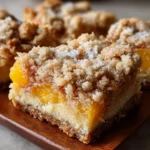Grandma’s Peach Crumb Bars