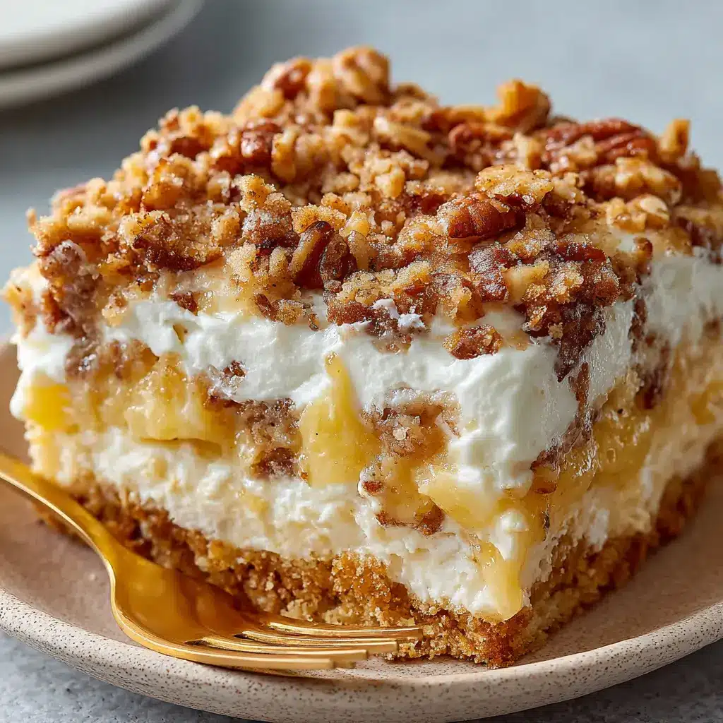 Pineapple Pecan Cream Cheese Crunch Bake