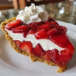Strawberry Jello Pie Bliss