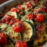 Baked Zucchini with Tomatoes (Italian Style)