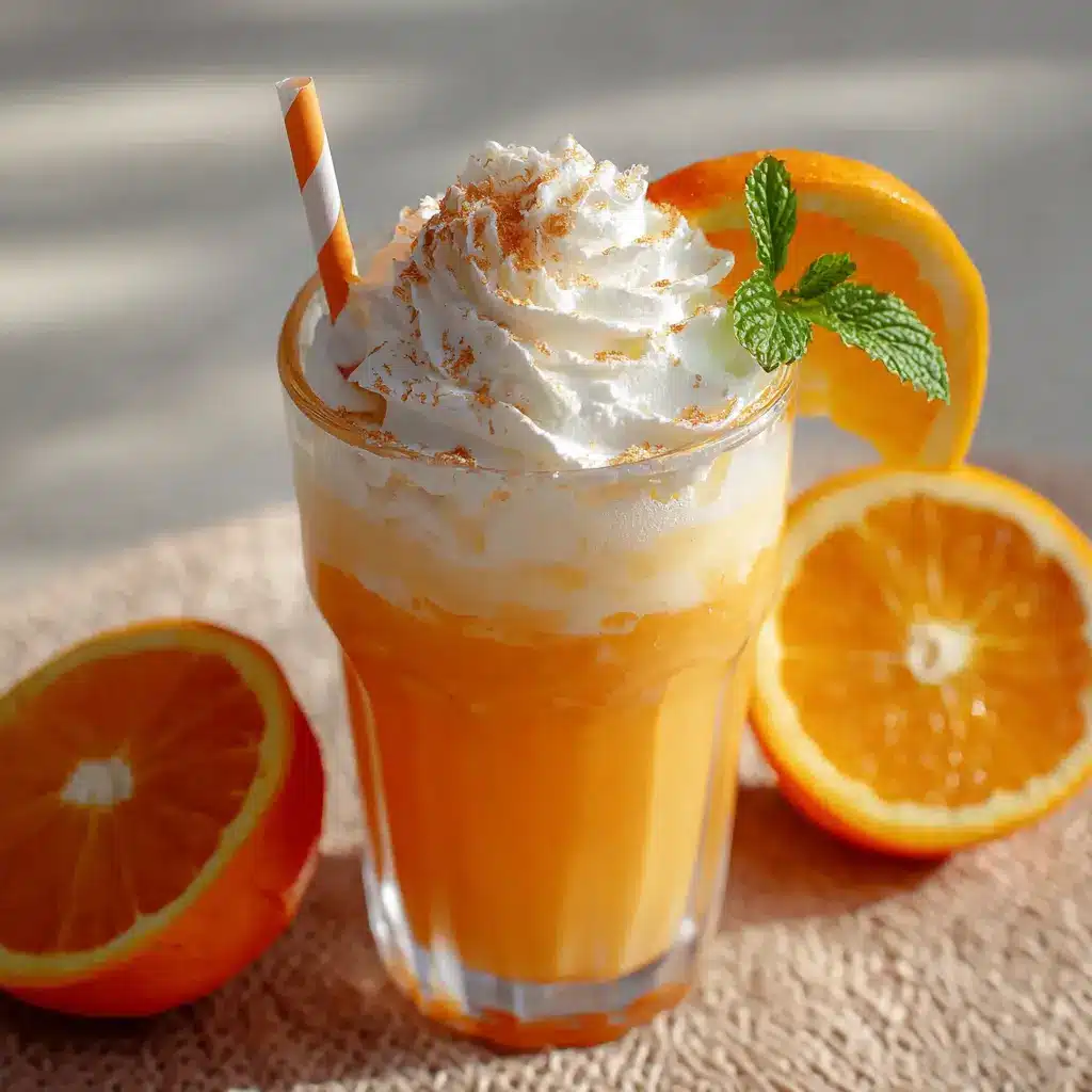 Delicious and Nostalgic Orange Creamsicle Drink