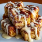Cinnamon Roll French Toast Bites