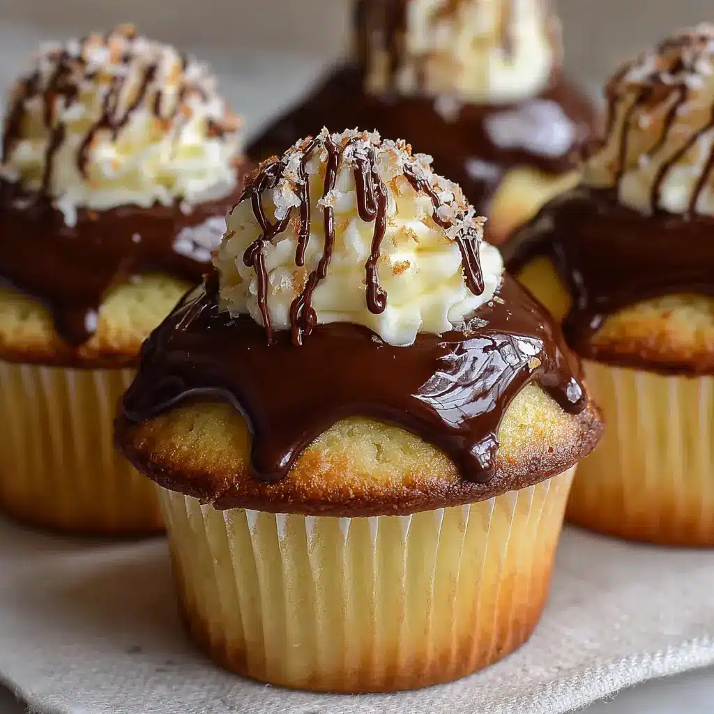 Boston Cream Pie Cupcakes
