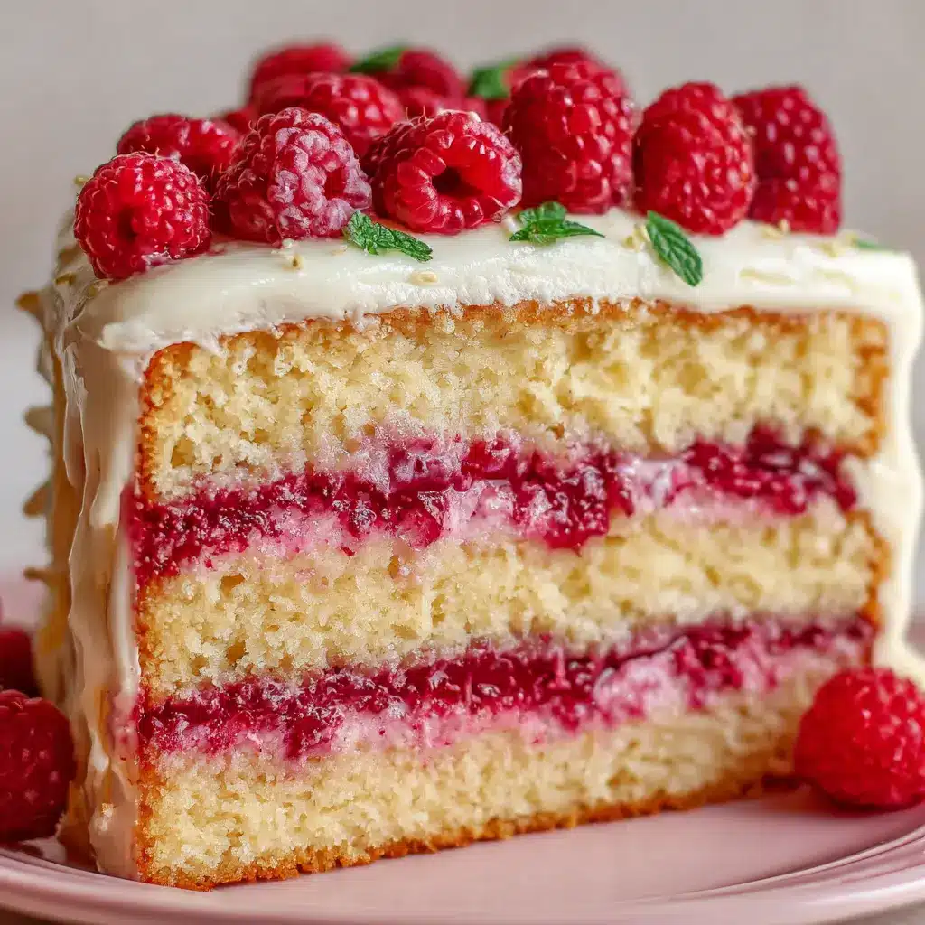 Raspberry Vanilla Cake