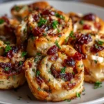 Chicken Cranberry Pinwheel Bites
