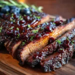 Blueberry Glazed Brisket