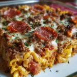 Meat Lovers Pizza Casserole