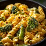One-Pot Broccoli Cheddar Pasta