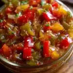 Sweet & Tangy Pepper & Onion Relish