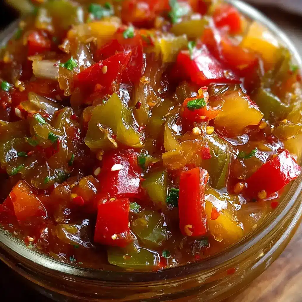 Sweet & Tangy Pepper & Onion Relish