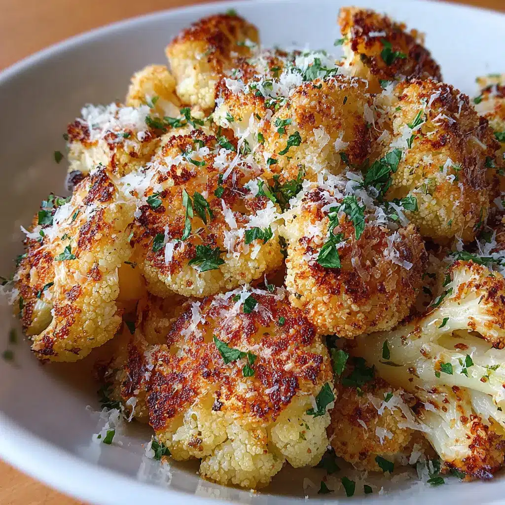 Crispy Parmesan Roasted Cauliflower