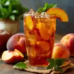 SWEET PEACH ICED TEA