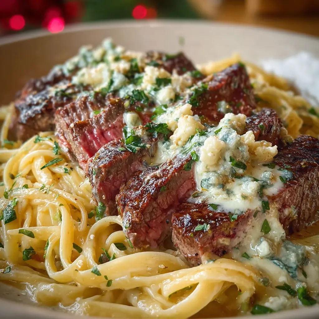 Olive Garden Steak Gorgonzola Alfredo 🍝