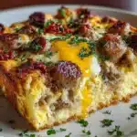Pancake Sausage Breakfast Bake