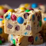 M&M Cookie Dough Fudge