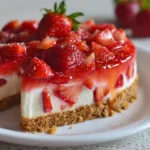 No Bake Strawberry Cheesecake