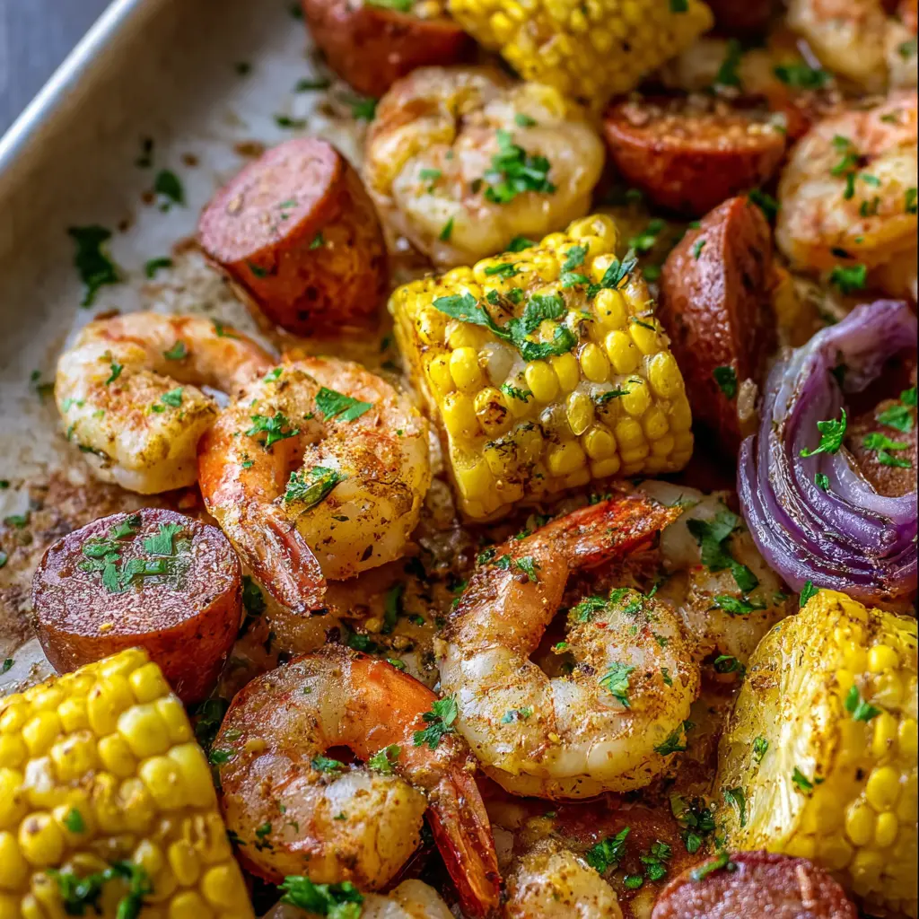 Sheet Pan Shrimp Boil