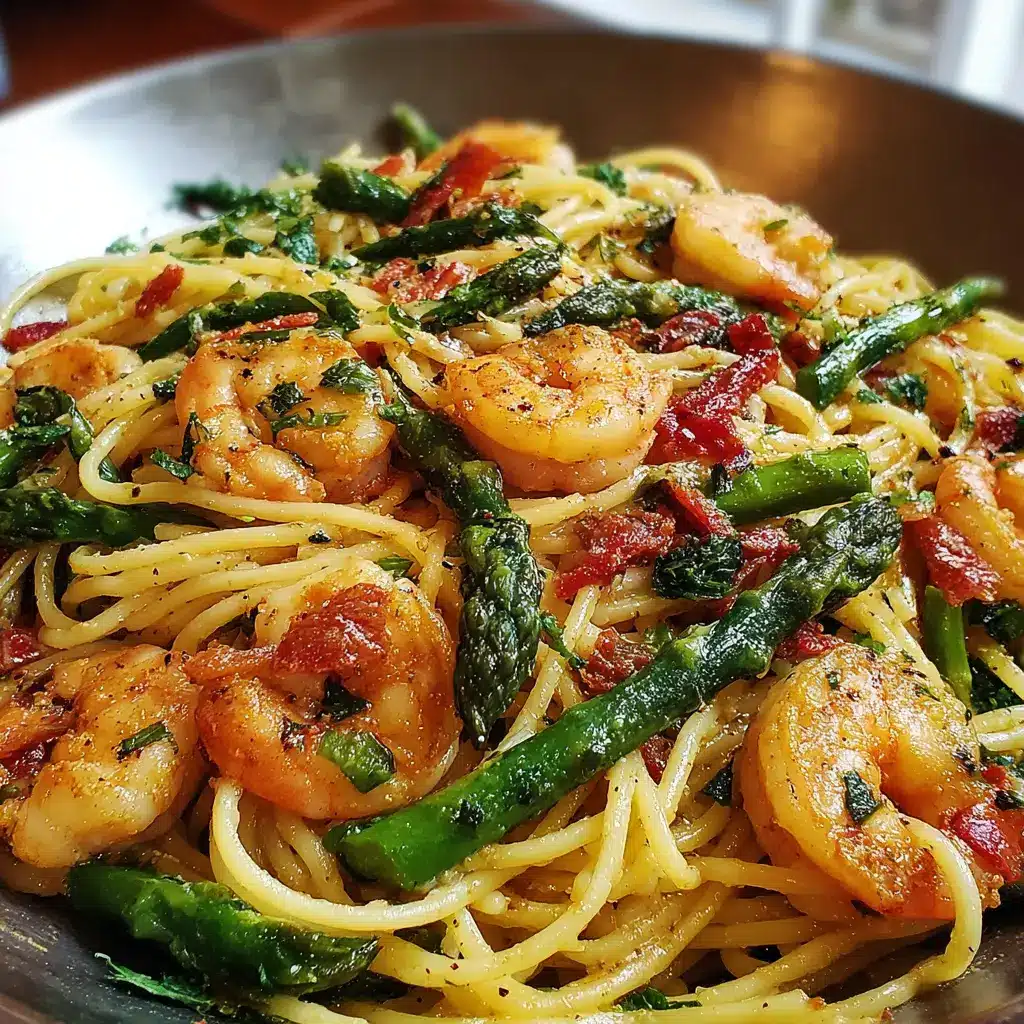 Shrimp Asparagus Pasta