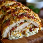Chicken Turkey Bacon Ranch Stromboli