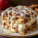 Cinnamon Roll Apple Lasagna