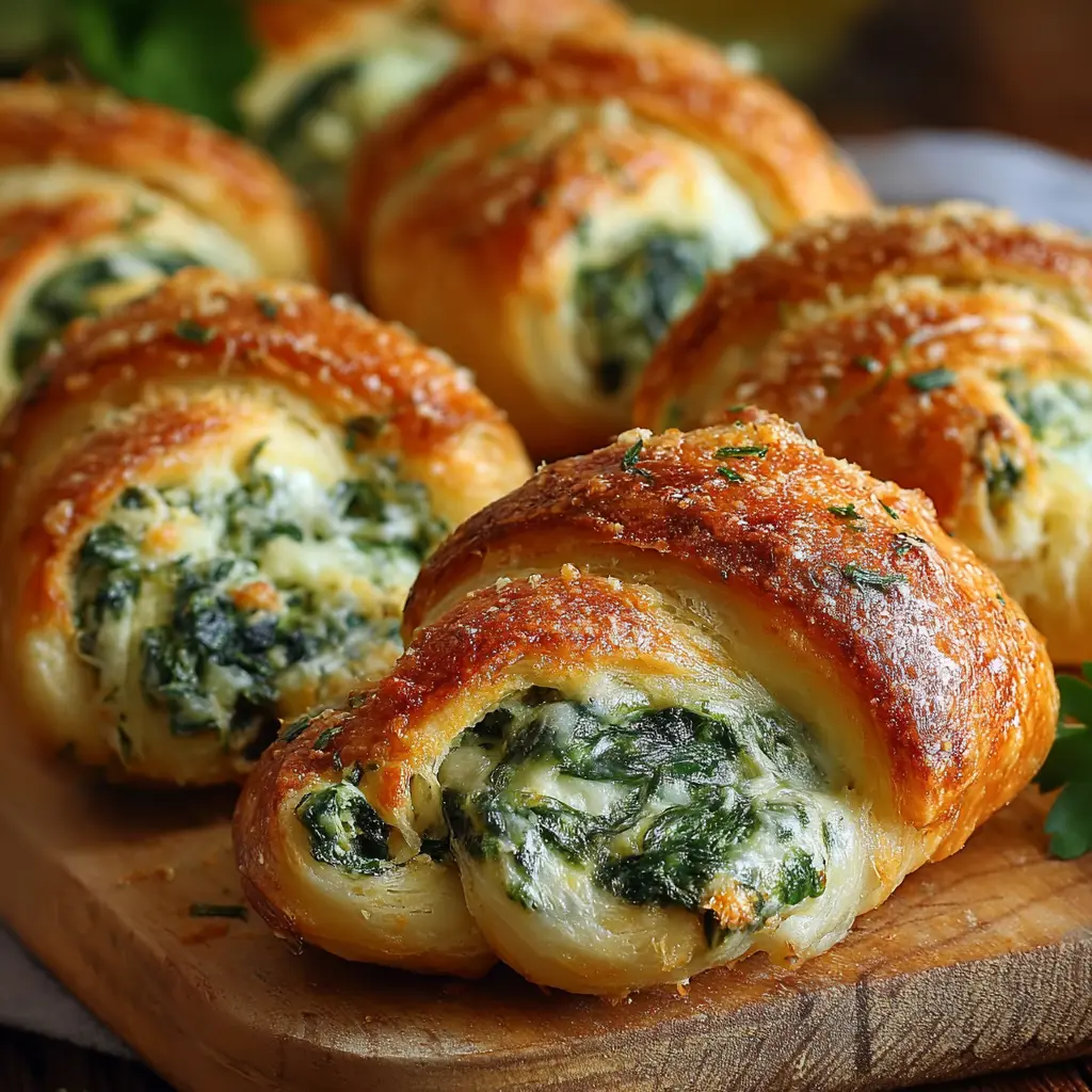 Spinach & Cheese Crescent Rolls