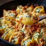 Cheesy Stuffed Pasta Shells Bake