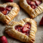 Strawberry Heart Hand Pies