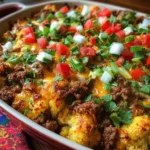 Tex-Mex Cauliflower Beef Bake